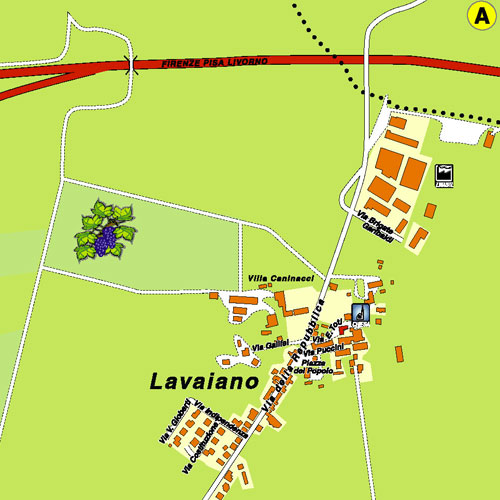 Lavaiano stradario